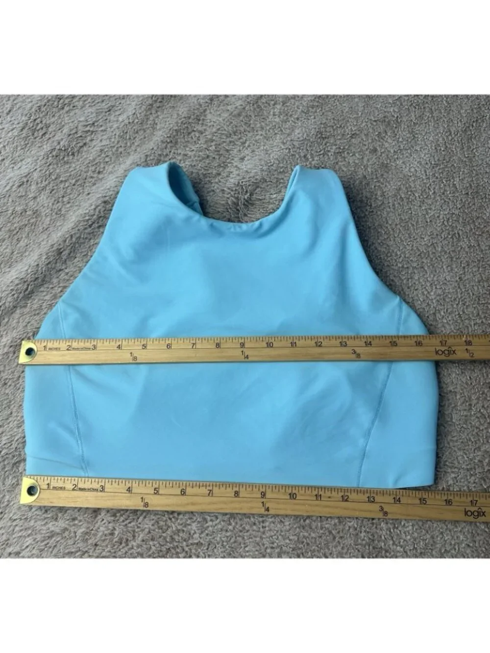 Athleta Flex Spacer Bra Aqua Blue Size XL